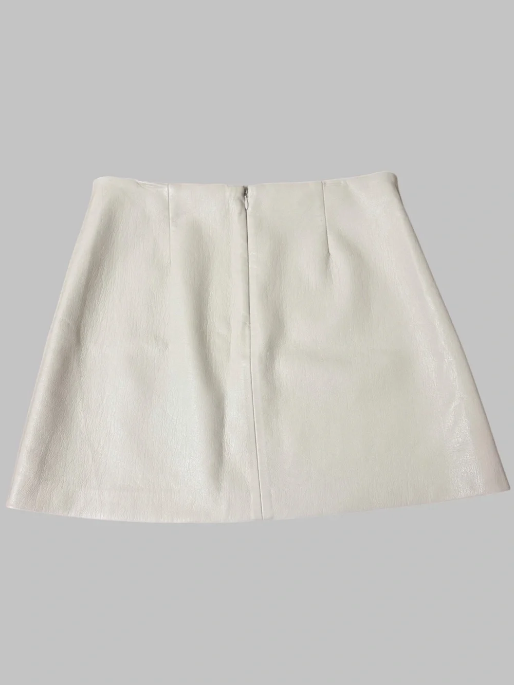 Sunday Best Aritzia White Vegan Leather Mini Skirt